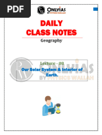 Geography 08 _ Daily Class notes __ UPSC Sankalp Hinglish