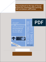 Download Full Constructivism Reconsidered in the Age of Social Media : New Directions for Teaching and Learning, Number 144 1st Edition Jeff Ershler PDF All Chapters