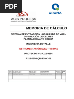 Memoria de calculo electrico referencial