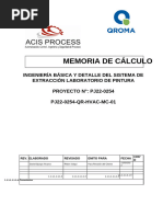 Memoria de calculo HVAC referencial