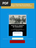 Full download Stalin s Legacy in Romania The Hungarian Autonomous Region 1952 1960 Stefano Bottoni pdf docx