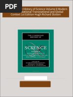 PDF The Cambridge History of Science Volume 8 Modern Science in National Transnational and Global Context 1st Edition Hugh Richard Slotten download