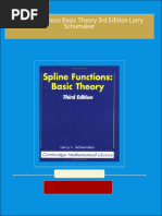 Download Spline Functions Basic Theory 3rd Edition Larry Schumaker ebook All Chapters PDF