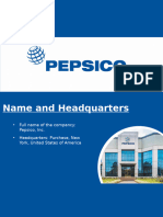 PepsiCo Presentation