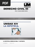 UNIDAD XIV. LA HIPOTECA