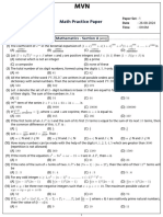 Math Practice Paper XI