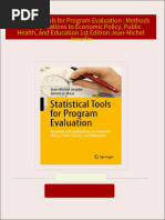 Download full Statistical Tools for Program Evaluation : Methods and Applications to Economic Policy, Public Health, and Education 1st Edition Jean-Michel Josselin ebook all chapters