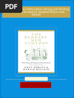 Complete Download The Bankers New Clothes What s Wrong with Banking and What to Do about It Updated Edition Anat Admati PDF All Chapters