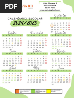 CALENDARIO PÍO XII 24-25