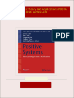 Positive Systems Theory and Applications POSTA 2018  James Lam all chapter instant download