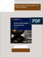 [FREE PDF sample] China and Global Governance: A New Leader? 1st Edition Peng Bo ebooks