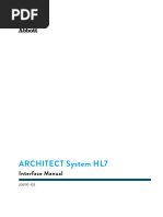 206797-103 ARCHITECT System HL7 Interface Manual