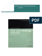 Get The law making process 6th ed Edition Michael Zander free all chapters