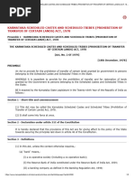 KARNATAKA SCHEDULED CASTES AND SCHEDULED TRIBES (PROHIBITION OF TRANSFER OF CERTAIN LANDS) ACT, 1978