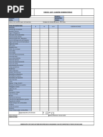 Check List Camion de Combustible