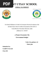 ECONOMICS FRONT PAGE CLASS XII