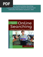 Full download Librarian s Guide to Online Searching Cultivating Database Skills for Research and Instruction 4th Edition Suzanne S. Bell pdf docx