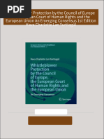 [Ebooks PDF] download Whistleblower Protection by the Council of Europe the European Court of Human Rights and the European Union An Emerging Consensus 1st Edition Hava Charlotte Lan Yurttagül full chapters