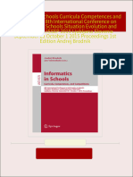 Informatics in Schools Curricula Competences and Competitions 8th International Conference on Informatics in Schools Situation Evolution and Perspectives ISSEP 2015 Ljubljana Slovenia September 28 October 1 2015 Proceedings 1st Edition Andrej Brodnik all chapter instant download