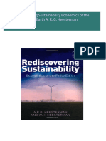 Rediscovering Sustainability Economics of the Finite Earth A. R. G. Heesterman 2024 Scribd Download