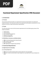 Functional Requirement Specification (FRS) Document