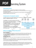 Operating System Notes