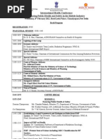 Workshop On Cell Tower Radiation - Delhi - Agenda of Conference)