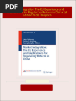 Download full Market Integration The EU Experience and Implications for Regulatory Reform in China 1st Edition Niels Philipsen ebook all chapters