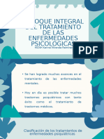 Enfoque integral del tratamiento de las enfermedades psicologicas