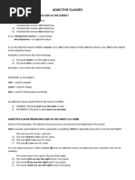 Adjective Clauses - Intermediate