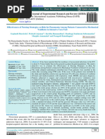 Effectiveness of Nursing Strategies on R