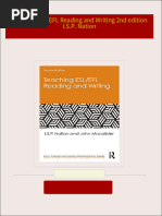 Where can buy Teaching ESL EFL Reading and Writing 2nd edition I.S.P. Nation ebook with cheap price