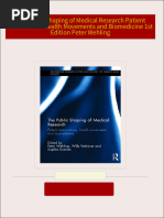 Buy ebook The Public Shaping of Medical Research Patient Associations Health Movements and Biomedicine 1st Edition Peter Wehling cheap price