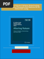 [FREE PDF sample] Altering Nature Volume II Religion Biotechnology and Public Policy Philosophy and Medicine 98 1st Edition B.A. Lustig ebooks