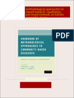 Download ebooks file Handbook of methodological approaches to community-based research : qualitative, quantitative, and mixed methods 1st Edition Leonard A. Jason all chapters