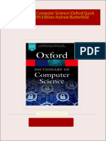 A Dictionary of Computer Science (Oxford Quick Reference) 7th Edition Andrew Butterfield all chapter instant download