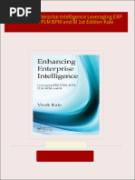 Immediate download Enhancing Enterprise Intelligence Leveraging ERP CRM SCM PLM BPM and BI 1st Edition Kale ebooks 2024