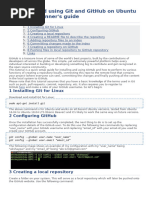 Installing and Using Git and GitHub on Ubuntu Linux