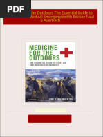 Full download Medicine for the Outdoors The Essential Guide to First Aid and Medical Emergencies 6th Edition Paul S Auerbach pdf docx