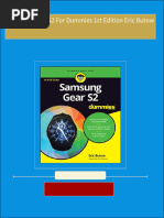 Full download Samsung Gear S2 For Dummies 1st Edition Eric Butow pdf docx