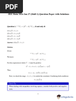 JEE Main 2024 Jan 27 Shift 1 Question Paper With Solutions Edb7474c81031bdc43dc1864926706b7