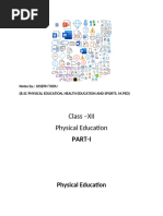 CBSE PHYSICAL EDUCATION CLASS 12 MATERIAL (1)