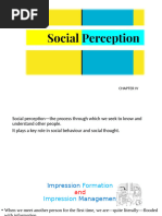 Social Perception