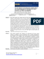 THE INFLUENCE OF GROUP COUNSELING USING SELF- MANAGEMENT TECHNIQUES ON STUDENTS' SELF- CONCEPT AT SMPN 23 GRESIK