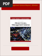 PDF Practical Management Science Wayne L. Winston download