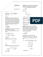 Solution of Class 11 Gravitation (MCQ)