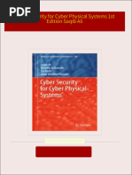 Get Cyber Security for Cyber Physical Systems 1st Edition Saqib Ali PDF ebook with Full Chapters Now