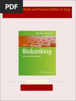 Biobanking: Methods and Protocols William H. Yong 2024 Scribd Download