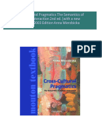 Instant Access to Cross Cultural Pragmatics The Semantics of Human Interaction 2nd ed. [with a new preface] 2003 Edition Anna Wierzbicka ebook Full Chapters