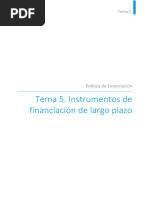 Tema 5. Instrumentos de financiacion